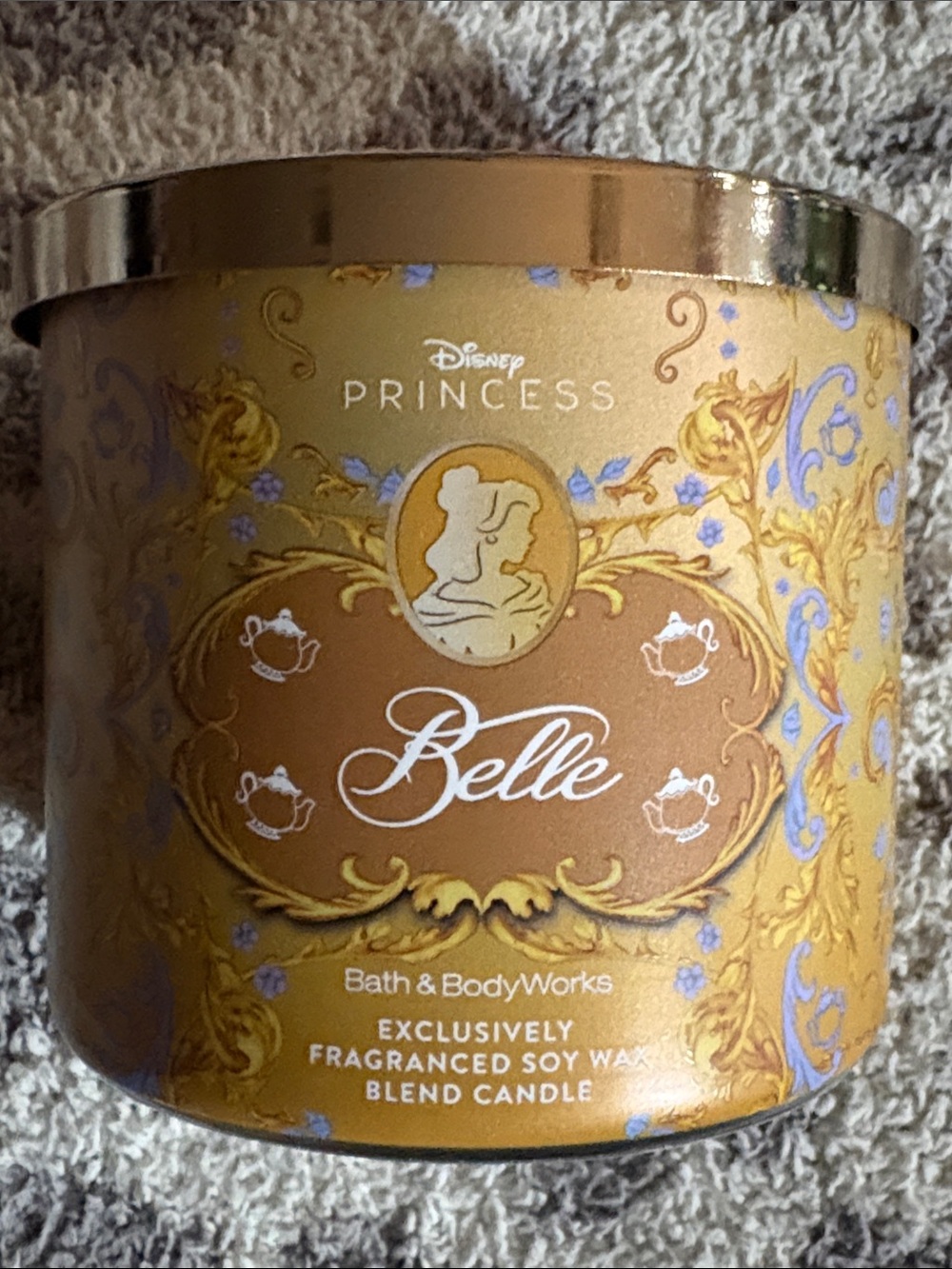 Bath & Body Works Disney Princess Belle Limited Edition 3-Wick Scented Candle 🕯️